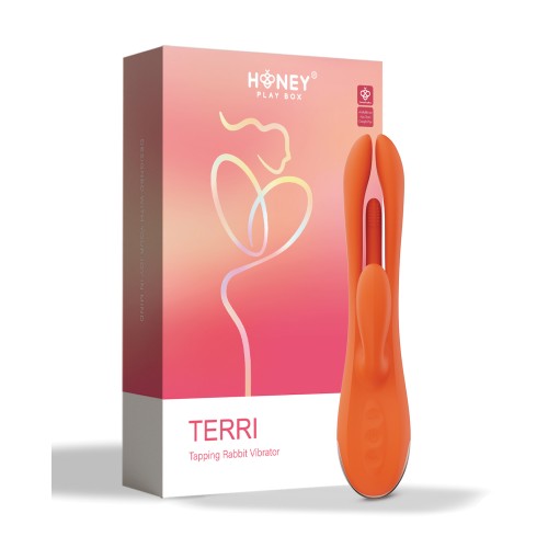 Terri App Controlled Kinky Rabbit Vibrator - Orange