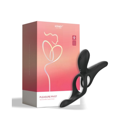 Vibrador de Parejas Controlado por App Pleasure Pivot - Negro