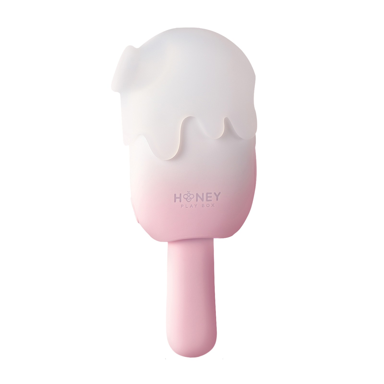 Vibrador de Helado Bite Me Rosa Blanco - Placer Dulce