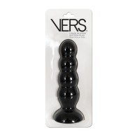 VERS Liquid Silicone Suction Anal Plug Black