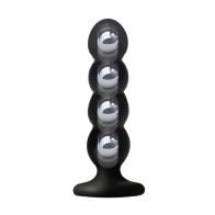 VERS Liquid Silicone Suction Anal Plug Black