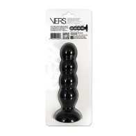 VERS Liquid Silicone Suction Anal Plug Black