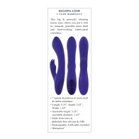 Selopa Poseable Bunny Rabbit Vibrator - Purple