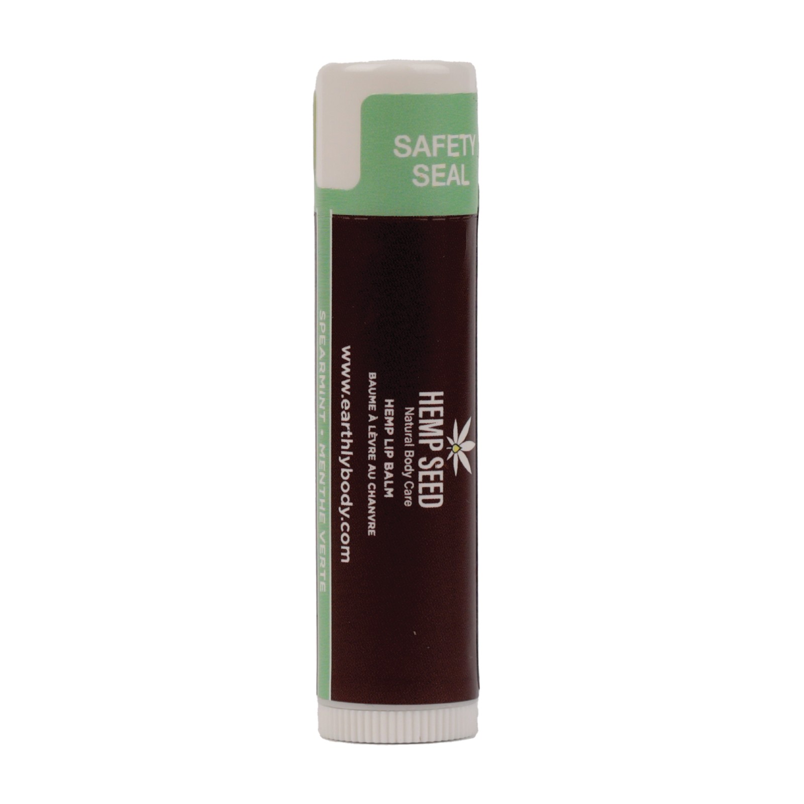 Bálsamo Labial de Semilla de Cáñamo Earthly Body - Menta