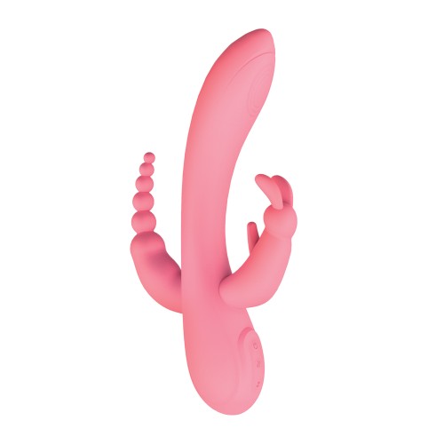 The Beat Trifecta Massager - Pink