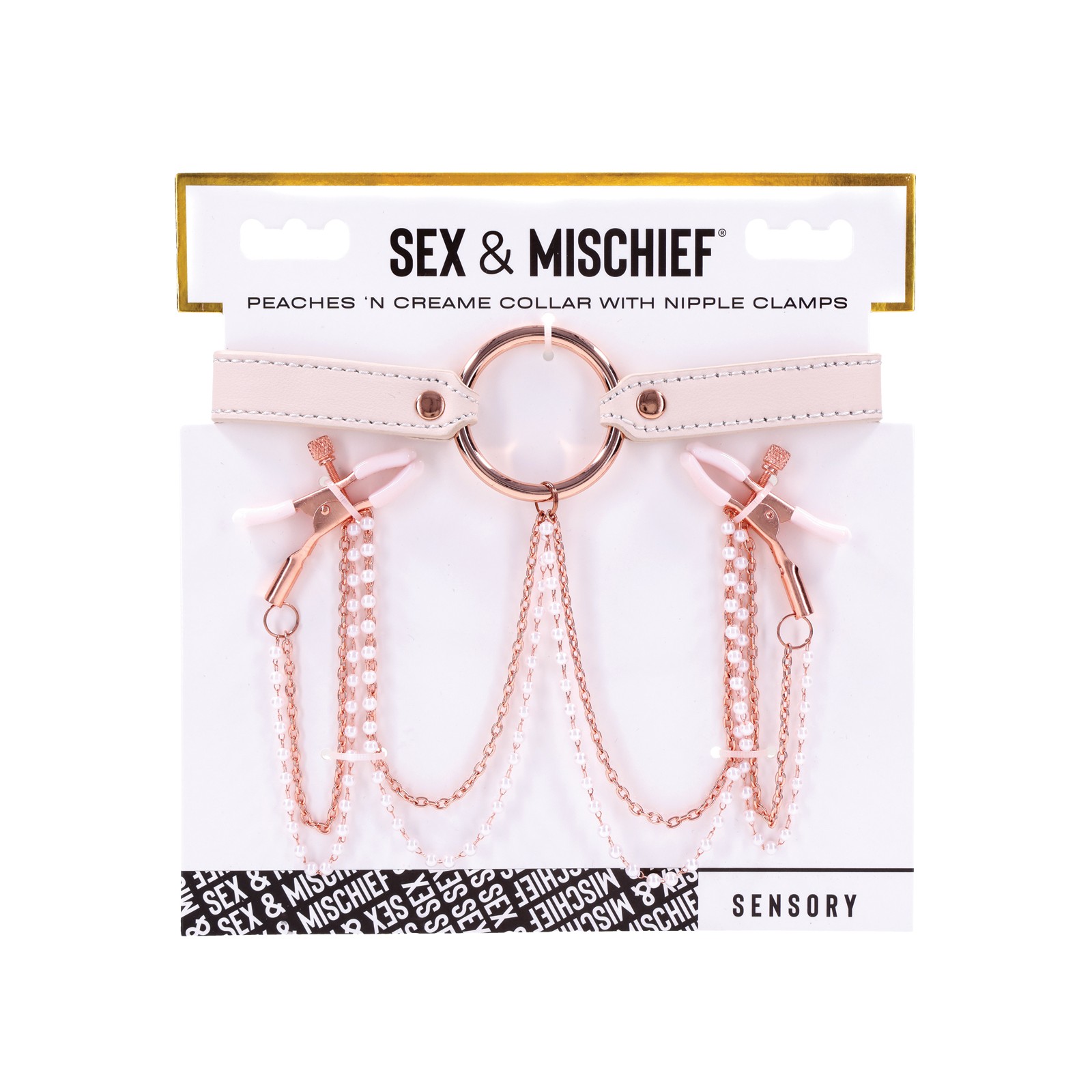 Peaches & CreaMe Nipple Clamp Collar for Play