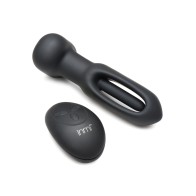 Inmi Bum Flick Remote Controlled Silicone Butt Plug Black