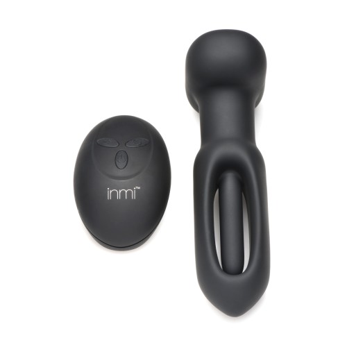 Inmi Bum Flick Remote Controlled Silicone Butt Plug Black