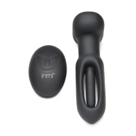 Inmi Bum Flick Plug Anal Silicona con Control Remoto Negro