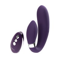 VeDO Jeni Dual Motor Vibe with Remote - Purple