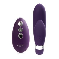 VeDO Jeni Dual Motor Vibe with Remote - Purple