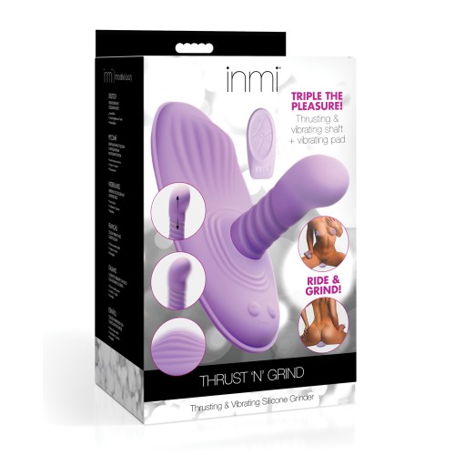 Inmi Thrust N' Grind Vibrador Empujador Morado