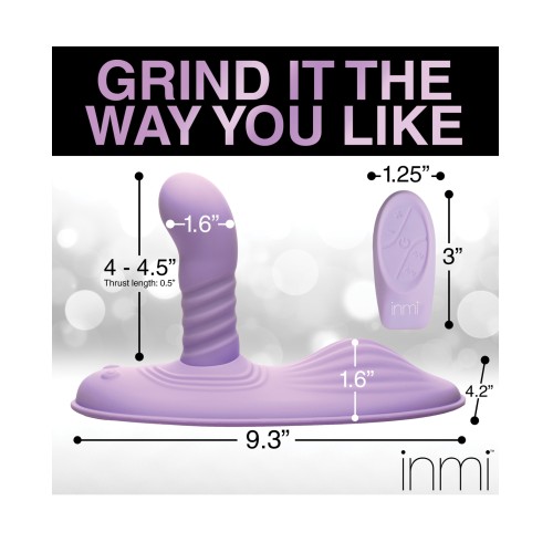 Inmi Thrust N' Grind Vibrador Empujador Morado