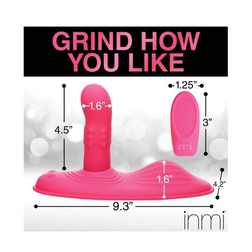 Inmi Spin N' Grind Rotating Vibrating Silicone Grinder Pink