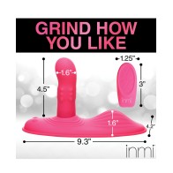 Inmi Spin N' Grind Rotating Vibrating Silicone Grinder Pink