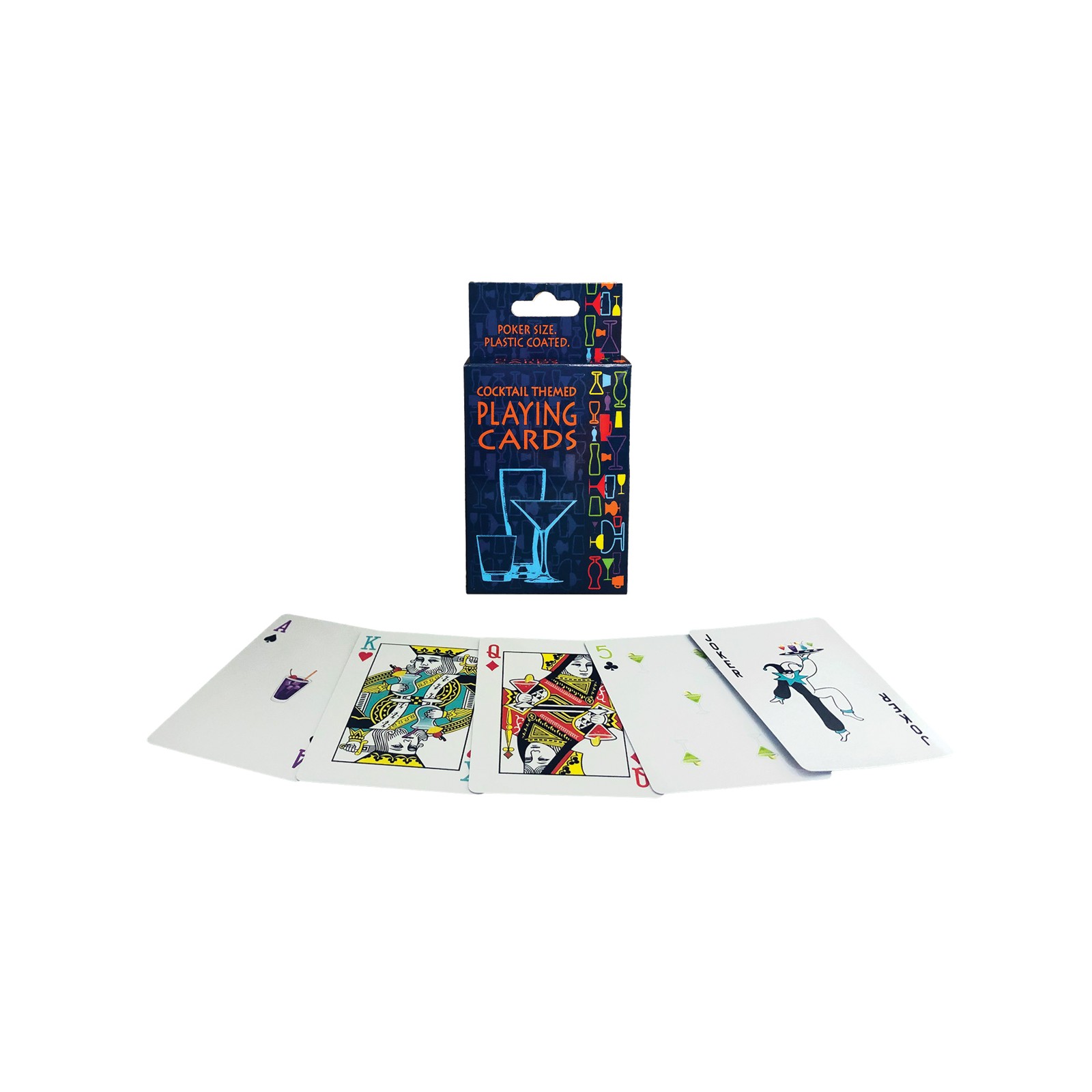 Cocktail Themed Playing Card Set for Fun Games