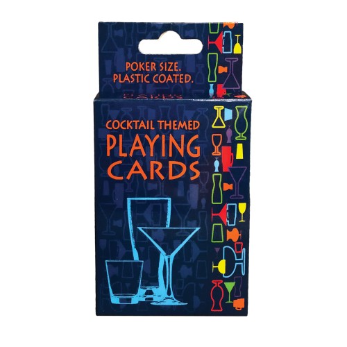 Cocktail Themed Playing Card Set for Fun Games