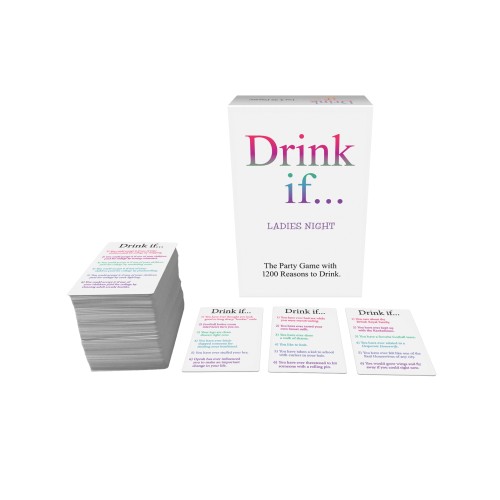 Juego de Cartas Drink If... Noche de Chicas