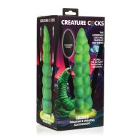 Dildo de Creature Cocks Vibrante con Control Remoto para Aventura