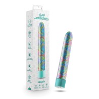 Blush Limited Addiction Utopia 7 inch Rechargeable Vibe - Aqua