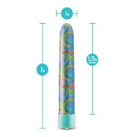 Blush Limited Addiction Utopia 7 inch Rechargeable Vibe - Aqua