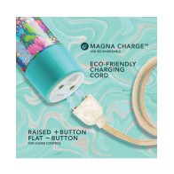 Blush Limited Addiction Utopia 7 inch Rechargeable Vibe - Aqua