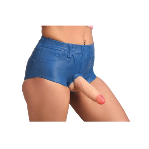 Shorts Strap U de 6 Pulgadas con Dildo de Silicona