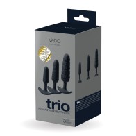 Set de 3 Plug Anales VeDO Negro