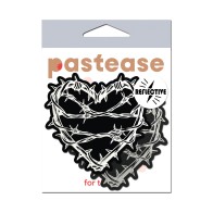 Pastease Barbed Wire Heart Reflective Nipple Covers - Bold Fashion