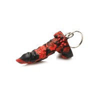 Creature Cocks Fire Demon Keychain - Fantasy Fun