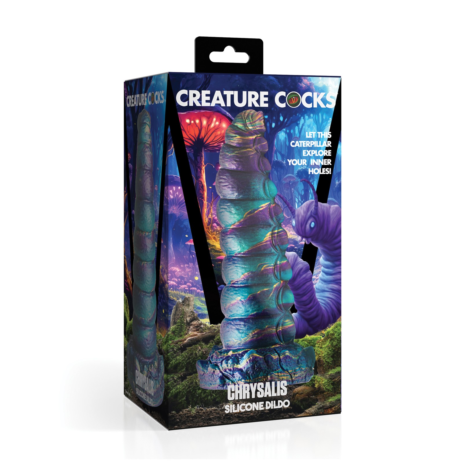 Creature Cocks Chrysalis Silicone Dildo Multi Colors