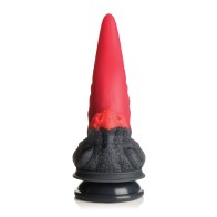 Creature Cocks Dragon Roar Silicone Dildo - Red/Black