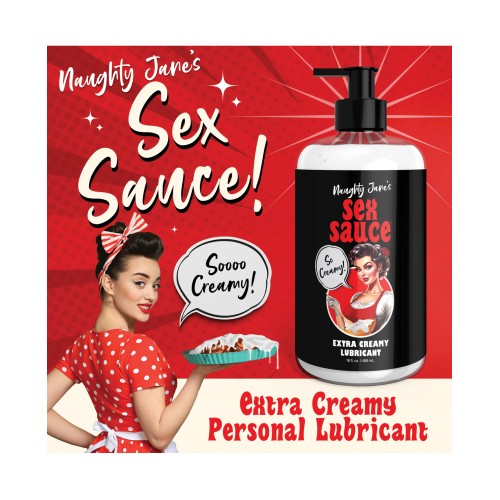 Lubricante Cremoso de Naughty Jane - 16 oz