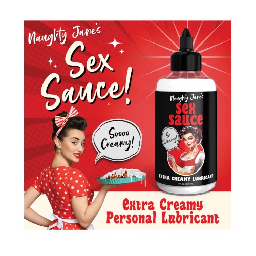 Lubricante Salsa Sexual Extra Cremosa Naughty Jane 8 oz