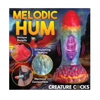 Dildo Vibrante Creature Cocks Rainbow Phoenix con Control Remoto - Arcoíris