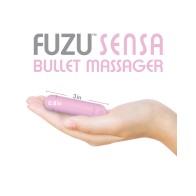 Masajeador de bala recargable Fuzu Sensa rosa pastel