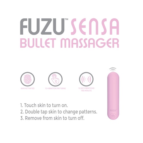 Fuzu Sensa Rechargeable Bullet Massager Pastel Pink