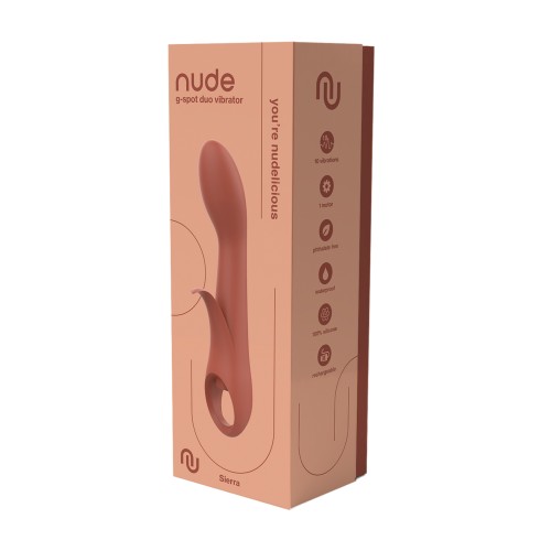 Vibrador Doble Recargable NUDE Sierra G-Spot