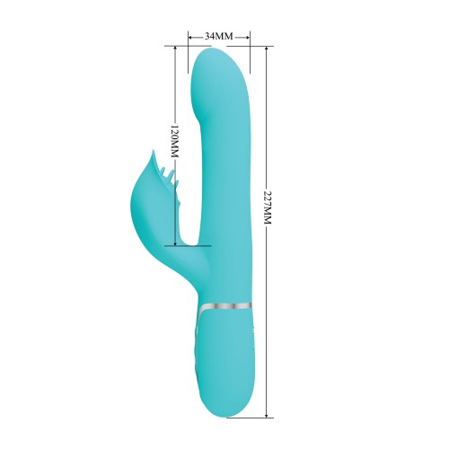 Pretty Love Twinkled Tenderness Rabbit Vibrator Aqua