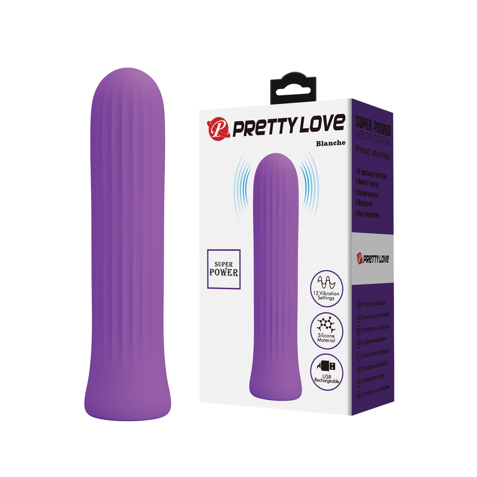 Pretty Love Super Power Blanche Bullet Vibrator for Ultimate Bliss