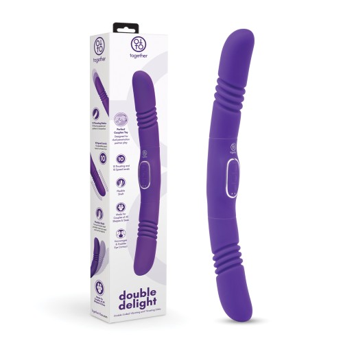 Vibrador Together para Parejas con 10 Niveles de Vibración