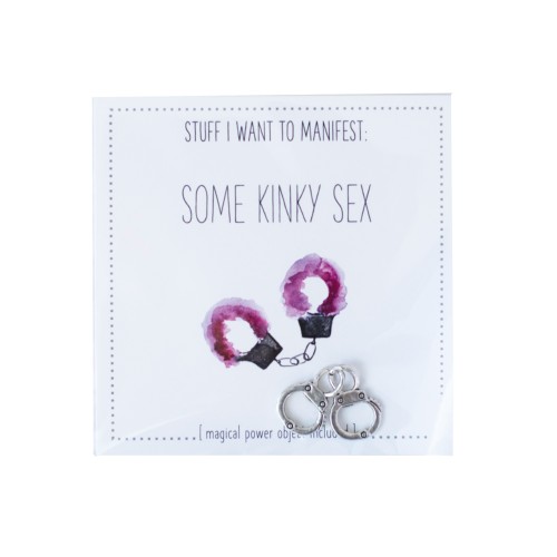 Warm Human Some Kinky Sex Mini Card & Charm