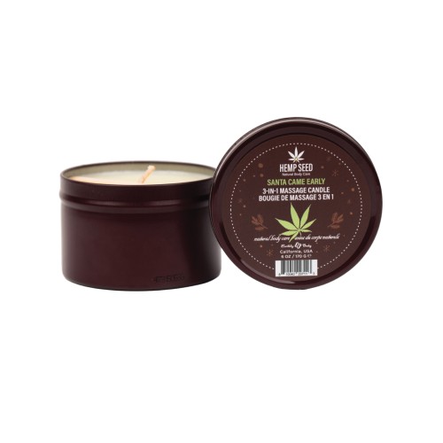 Earthly Body 2024 Holiday 3 in 1 Massage Candle