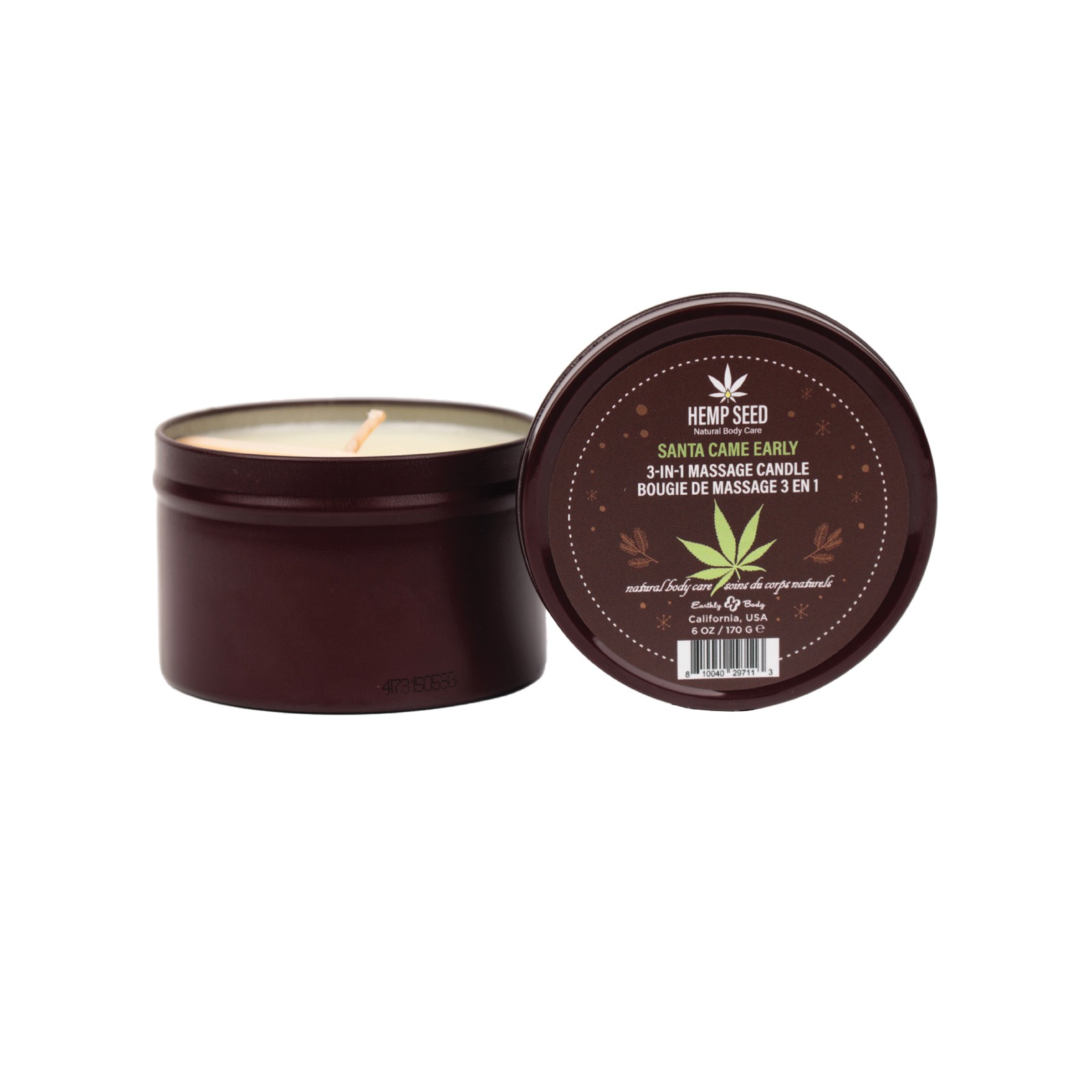 Earthly Body 2024 Holiday 3 in 1 Massage Candle