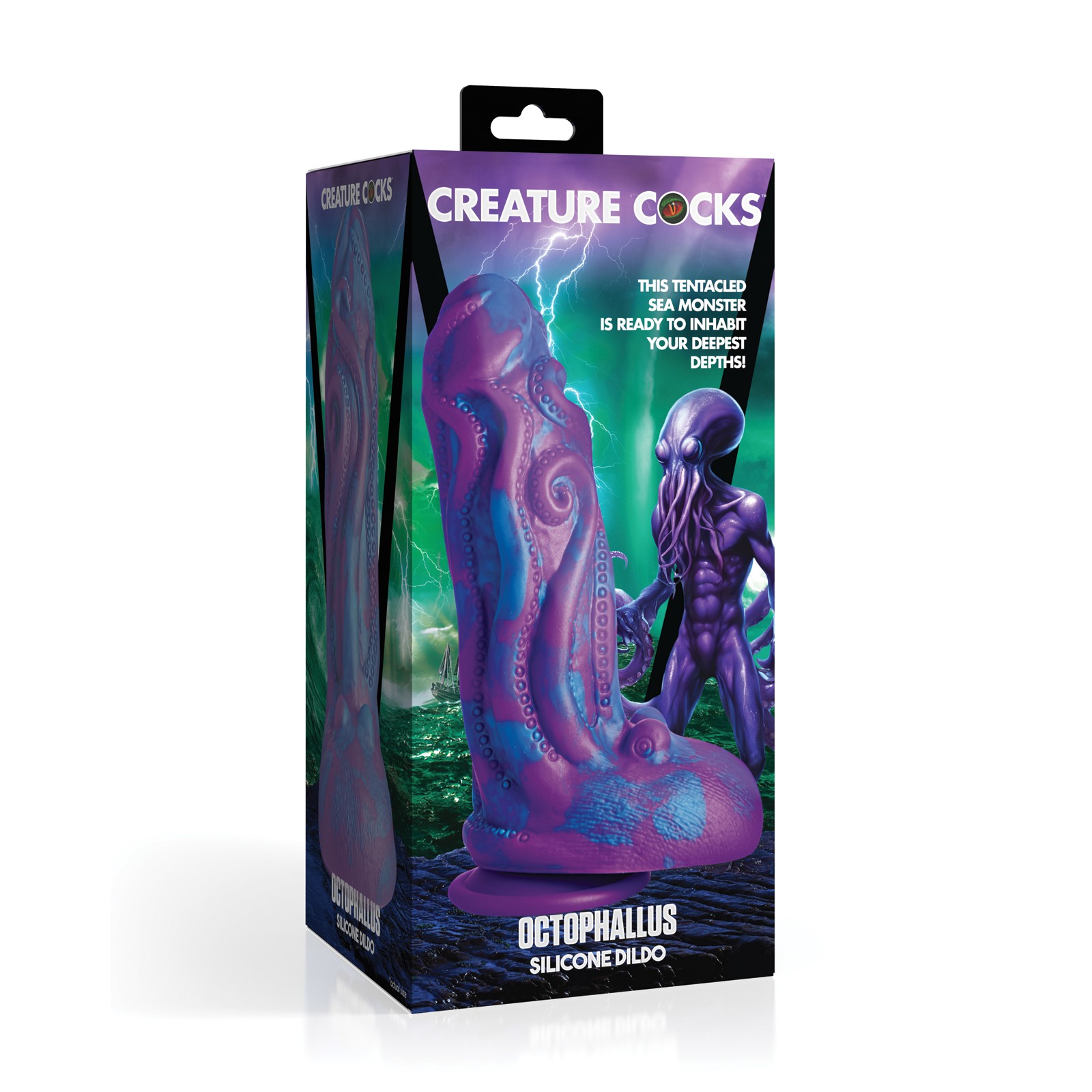 Creature Cocks Octophallus Dildo - Purple/Blue