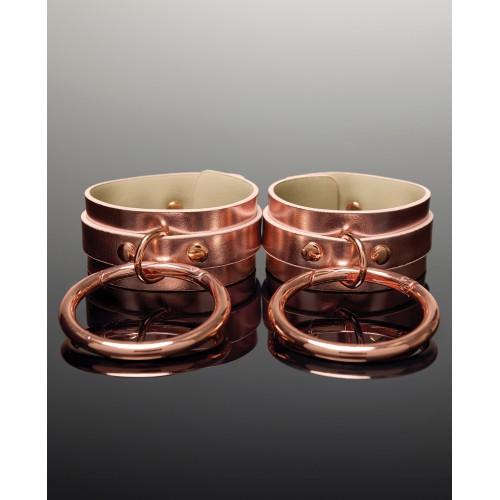 Pleasure Collection Adjustable Handcuffs Rose Gold - Luxurious Restraint