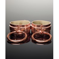 Pleasure Collection Adjustable Handcuffs Rose Gold - Luxurious Restraint