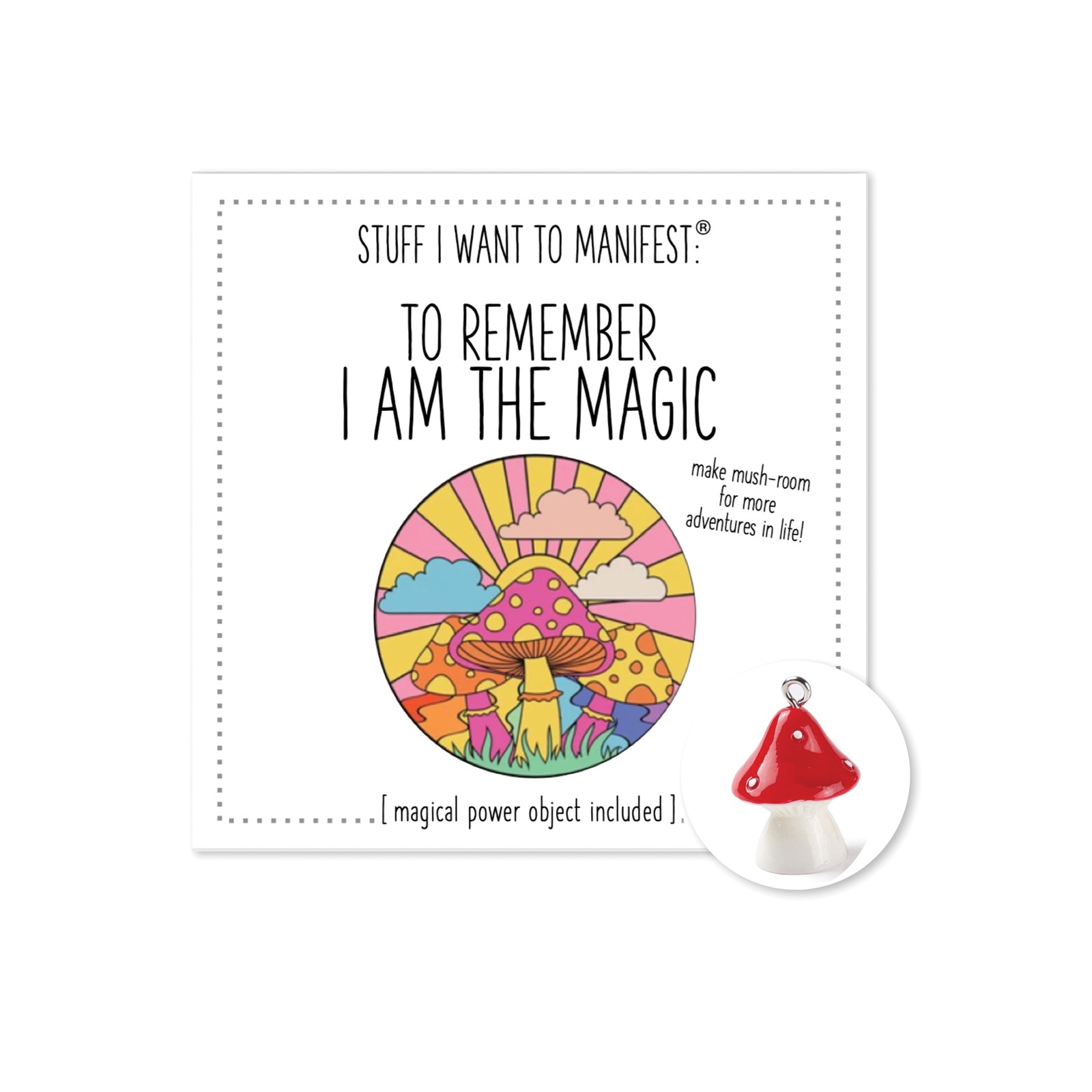 Warm Human Manifestation Mini Card Charm