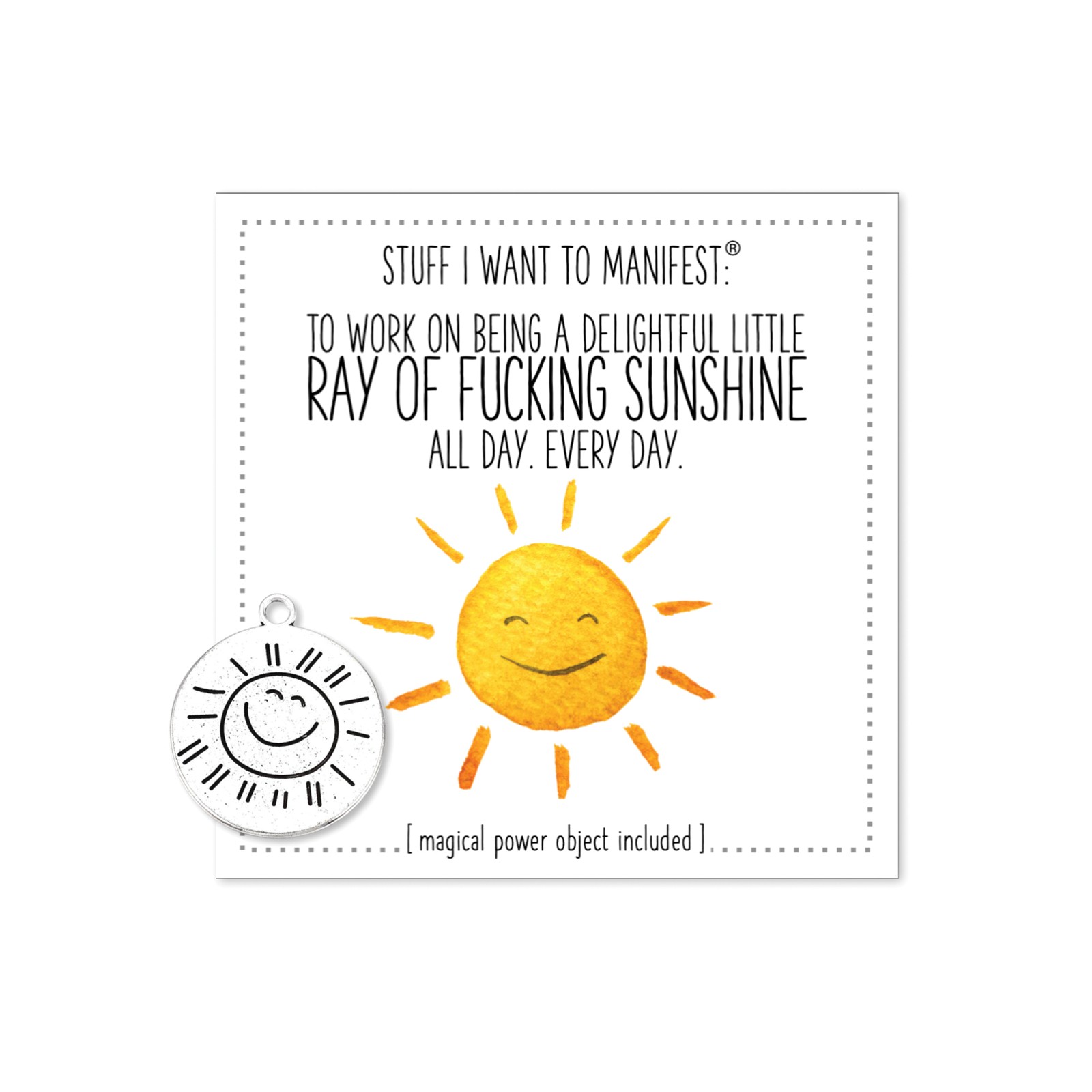 Tarjeta Mini Warm Human Ray of Sunshine para Positividad