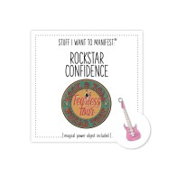 Warm Human Rockstar Confidence Mini Card Charm